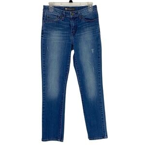 Levis Mid Rise Skinny Jeans Waist 27 Womens Size 4 Small Levi’s Denim Blue Faded
